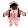 Boneca de Pano - Bruna Negra - Grande - Juna Baby
