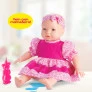Boneca de Vinil - 33 cm - Mini Bebê Xixi - OMG Kids