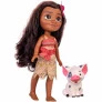 Boneca de Vinil - 36 cm - Princesas Disney - Moana e Pua - Cotiplás