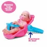 Boneca de Vinil - Diver New Born - Bebê Conforto e Cadeirinha - Divertoys