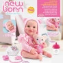 Boneca de Vinil - Diver New Born Unique - Body Rosa - Divertoys