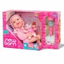 Boneca de Vinil - Diver New Born Unique - Body Rosa - Divertoys