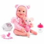 Boneca de Vinil - Diver New Born Unique - Body Rosa - Divertoys