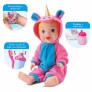 Boneca de Vinil - My Little Collection - Faz Xixi - Pijama de Unicórnio - Divertoys