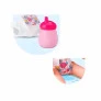 Boneca de Vinil - My Little Glitter - Faz Xixi Cabelo Azul - Divertoys