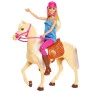 Boneca e Figura - Barbie Pets e Horses - Barbie com Cavalo - Mattel