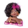 Boneca para Pentear - Busto - Charmosa Rainbow - Negra - Cotiplás