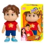 Boneco Articulado - 28 Cm - Maria Clara e JP - João Pedro - BabyBrink