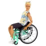Boneco Articulado - Ken - Barbie Fashionista - Cadeira de Rodas - 167 - Mattel