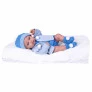 Boneco Bebê - Boutique Dolls Reborn - Menino - Casaco Azul - Super Toys