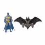 Boneco com Acessório - 10 cm - DC - Batman com Armadura de Voo - Sunny