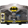 Boneco com Acessório - 10 cm - DC - Batman com Armadura de Voo - Sunny