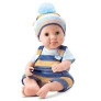 Boneco de Vinil - Diver New Born - Brincar de Papinha Menino - Divertoys