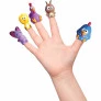 Boneco de Vinil - Galinha Pintadinha - Kit 5 Miniaturas Dedoche - Cardoso Toys