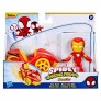 Boneco e Veículo - Spidey and His Amazing Friends - Corredor de Ferro - Hasbro