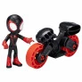 Boneco e Veículo - Spidey and His Amazing Friends - Moto Morales - Hasbro