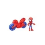 Boneco e Veículo - Spidey and His Amazing Friends - Moto Spidey - Hasbro