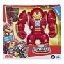 Homem de Ferro usa a armadura Hulkbuster para salvar o dia! Entre em uma aventura emocionante com o <b>Boneco Hulkbuster 30cm - Mega Mighties - Super Hero Adventures - Marvel - Hasbro</b>. Com o tamanho certo para mãos pequenas, está figura articulada do 