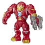 Homem de Ferro usa a armadura Hulkbuster para salvar o dia! Entre em uma aventura emocionante com o <b>Boneco Hulkbuster 30cm - Mega Mighties - Super Hero Adventures - Marvel - Hasbro</b>. Com o tamanho certo para mãos pequenas, está figura articulada do 