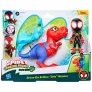 Bonecos - Marvel Spidey Dino-Webs - Morales e Spidey-Rex - Hasbro