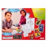Box de Atividades - Power Players - Kit com Jogos - Cartas - Adesivos - Giz de Cera - Copag