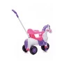 Triciclo Infantil Passeio e Pedal Cavalinho Potó - Rosa - Calesita com Haste Direcionável
