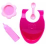 Cadeirão de Papinha para Boneca com Acessórios - Baby Ninos - Cotiplás