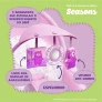 Cadeira de Descanso e Balanço para Bebês - Até 18 kg - Seasons - Rosa - Multikids Baby