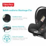 Cadeira para Auto - Bebê - Até 13 Kg - Heritage Fix - Fisher-Price - Preto - Multikids Baby