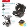 Cadeira para Auto - Bebê Conforto - Até 13 Kg - Heritage Fix - Fisher-Price - Preto - Multikids Baby