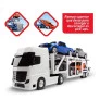 Caminhão com Carreta - Petroleum - Cegonheira de Pick-Up - Branco - Roma