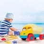 Caminhão - Dino Praia com Baldinho e Acessórios - Cardoso Toys