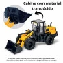 Caminhão - Iveco Hi-Way Plataforma - Carregadeira New Holland W170B - Usual Brinquedos
