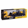 Caminhão - Iveco Hi-Way Plataforma - Carregadeira New Holland W170B - Amarelo - Usual Brinquedos