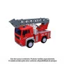 Caminhão de Fricção - Bombeiro - Luz e Som - Sortido - DM Toys