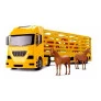 Caminhão Roda Livre - Pollux 30-360 - Haras - Amarelo - Silmar 