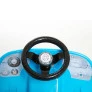 Carrinho de Passeio e Pedal - 1300 Fouks Azul - Calesita com Haste Direcionável 1