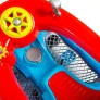 Carrinho de Passeio e Pedal - 1300 Fouks Azul - Calesita com Haste Direcionável 1