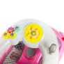Carrinho de Passeio e Pedal - 1300 Fouks Rosa - Calesita com Haste Direcionável 1