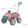 Carrinho de Passeio e Pedal Baby Cross - Rosa - Bandeirante
