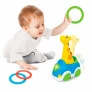 Carrinho Bate e Volta - Motion Fun - Girafa Argolinhas - Winfun