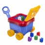 Carrinho com Peças de Encaixe - Baby Land Bauzinho - Azul - Cardoso