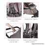 Carrinho de Bebê - Passeio Berço - Maranello 2 - Preto Cinza - Galzerano