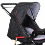 Carrinho de Bebê - Passeio Berço - Milano Reversível 2 - Preto - Galzerano