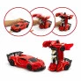 Carrinho de Controle Remoto - Changebot - Carro Robô - Vermelho - Polibrinq