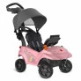 Carrinho de Passeio e Andador - Smart Baby Comfort 360 - Rosa - Bandeirante