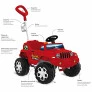 Carrinho de Passeio e Pedal - BanJipe - Vermelho - Bandeirante