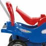 Carrinho de Passeio e Pedal - Cross Turbo - Azul - Calesita