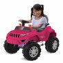 Carrinho de Passeio e Pedal - SuperJipe Reclinável Capota - Rosa - Bandeirante