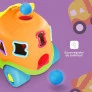 Carrinho Didático - Baby Land - Bololéo Letras - Cardoso Toys